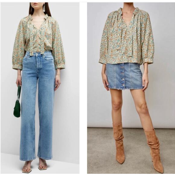 Rails Amal Floral Print Blouse NWOT Small - Picture 5 of 12